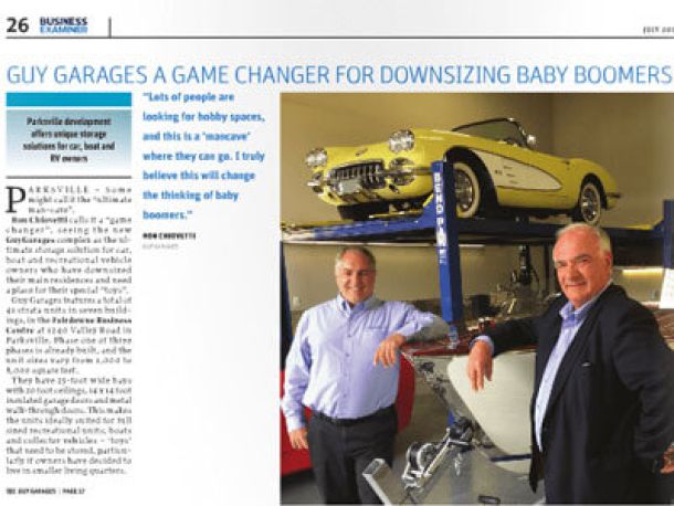 Business Examiner Guy Garages Article